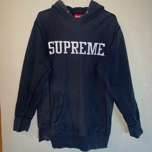 Supreme Navy Hoodie